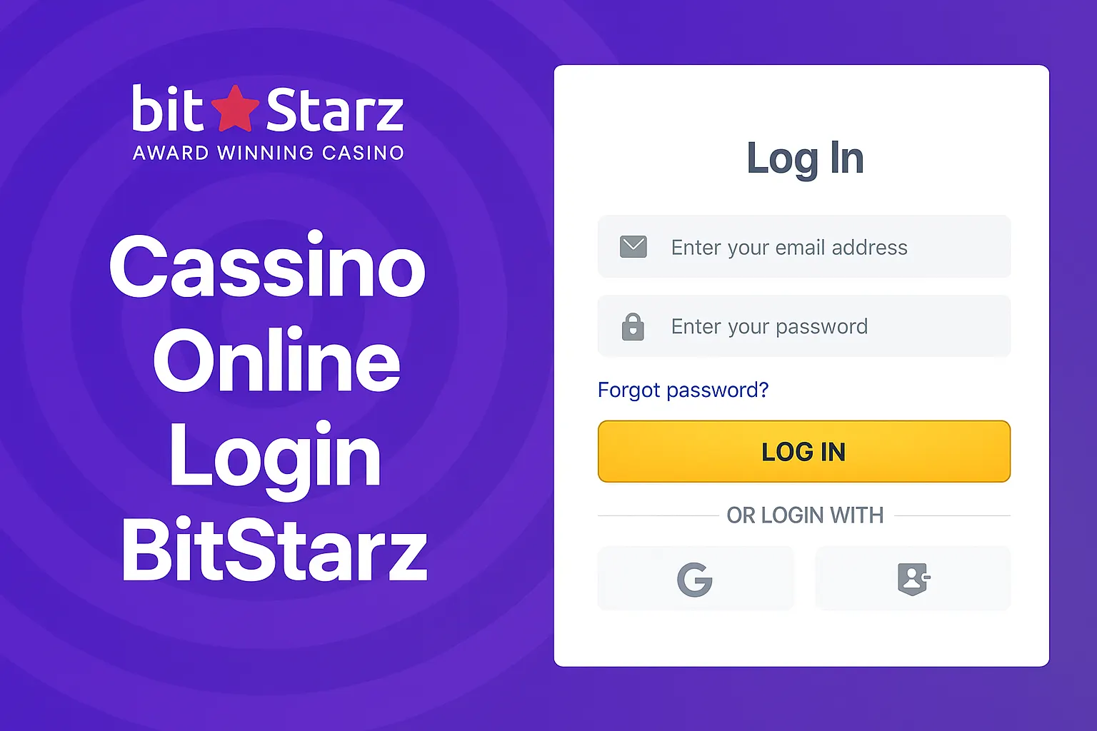 Login no Cassino BitStarz